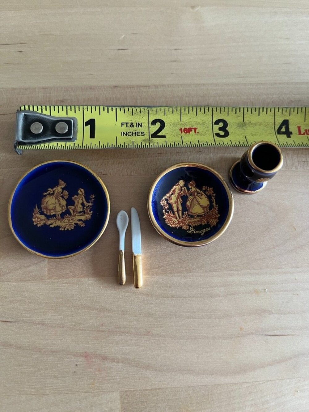Limoges France Miniature Porcelain Set